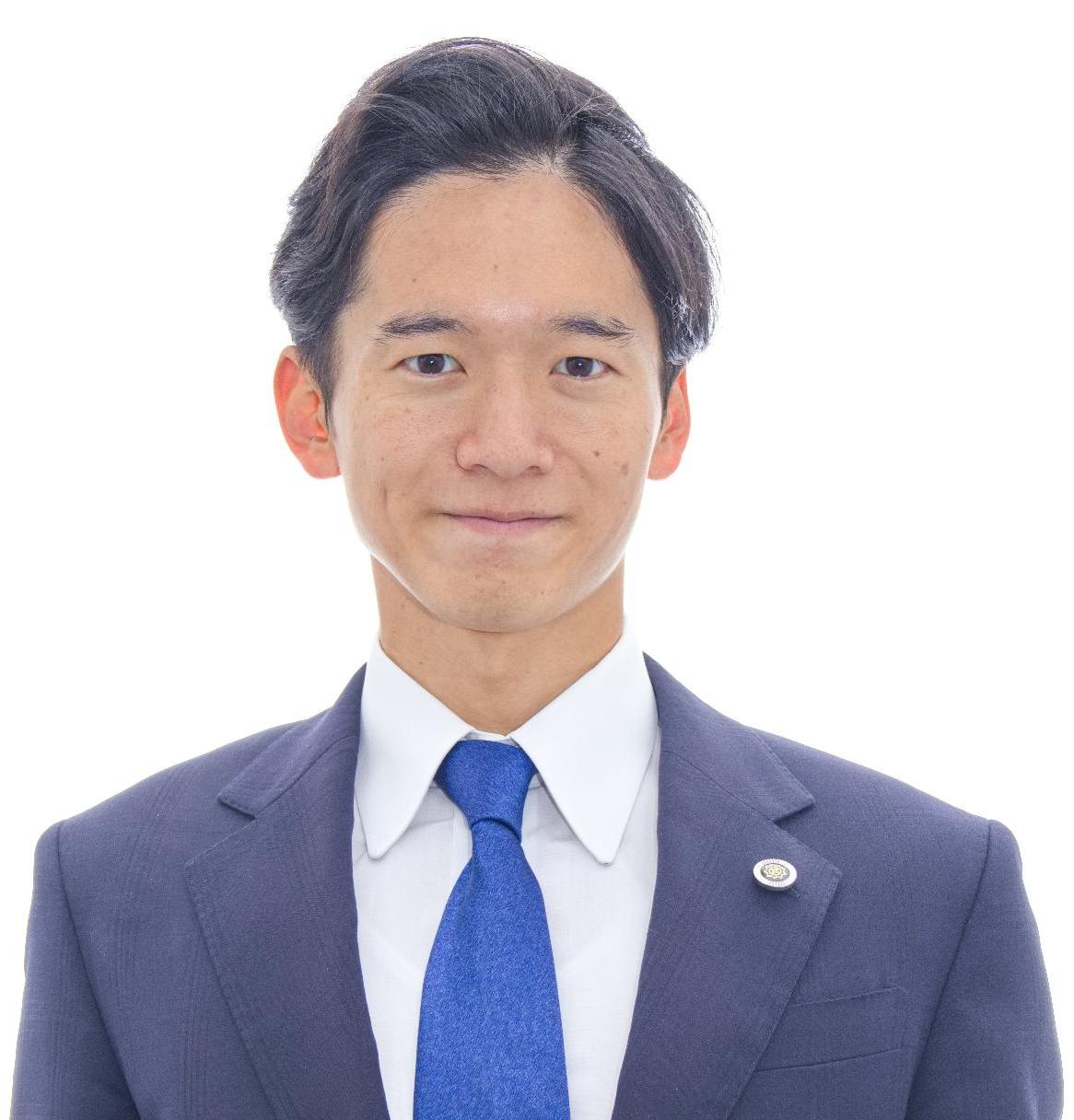 福島市長馬場雄基が正面を向いている写真