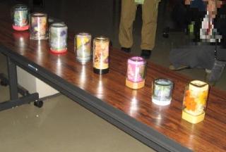 ボトルランプの写真