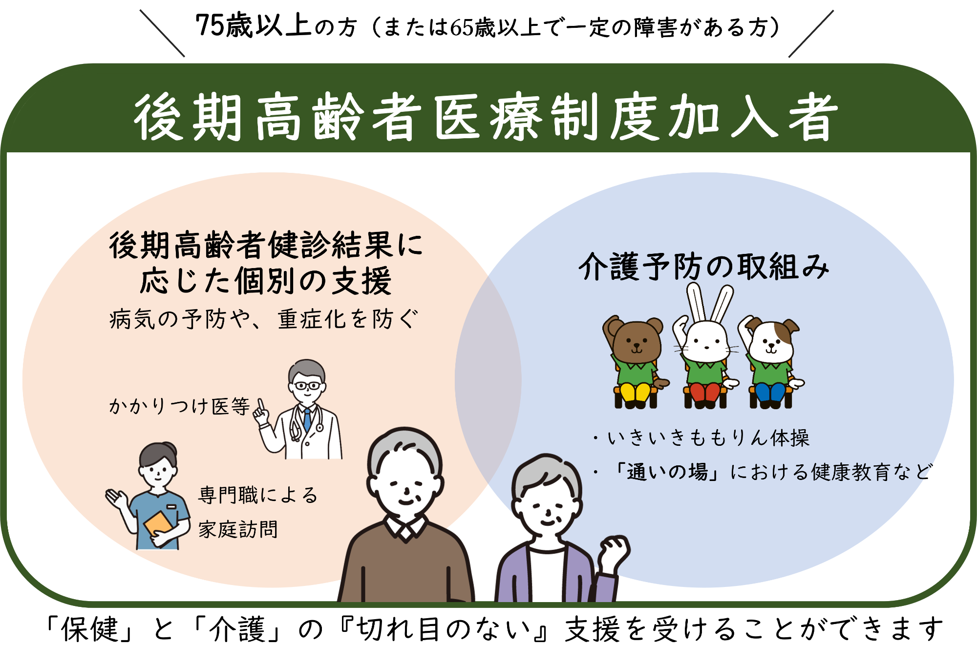 福島市 高齢者の保健事業と介護予防の一体的実施事業概要