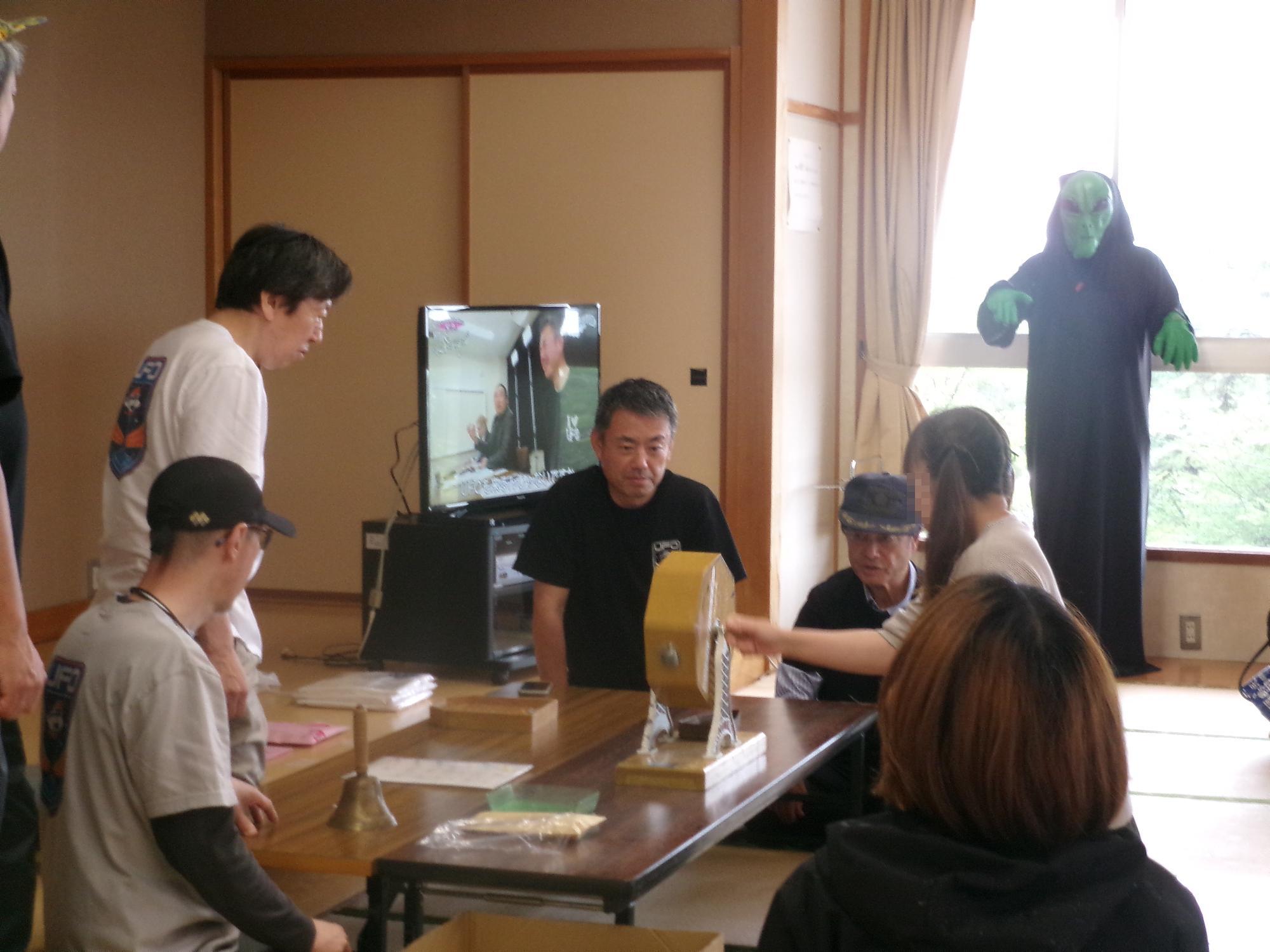 千貫森まつり 抽選会 くじ引き