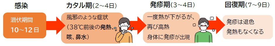 麻しんに感染すると