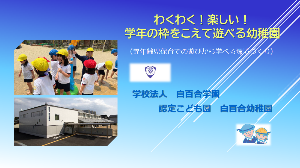 わくわく！楽しい！学年の枠をこえて遊べる幼稚園