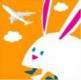 ウサギのイラストが描かれているカタログポケットのアイコン（カタログポケットのサイトへリンク）