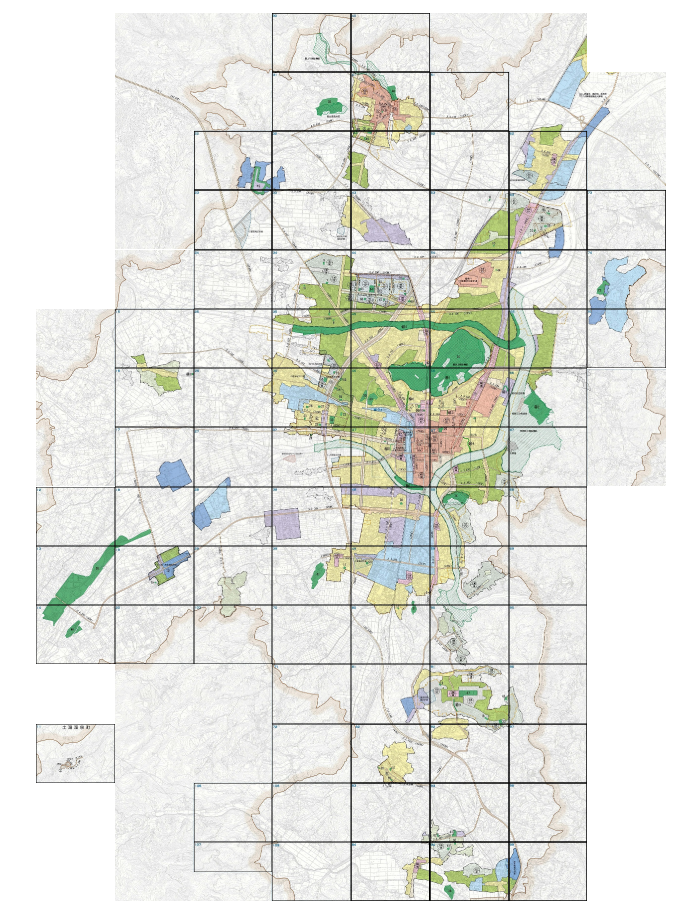 都市計画図（分割:2,500分の1）の地図