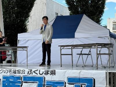 市長挨拶風景
