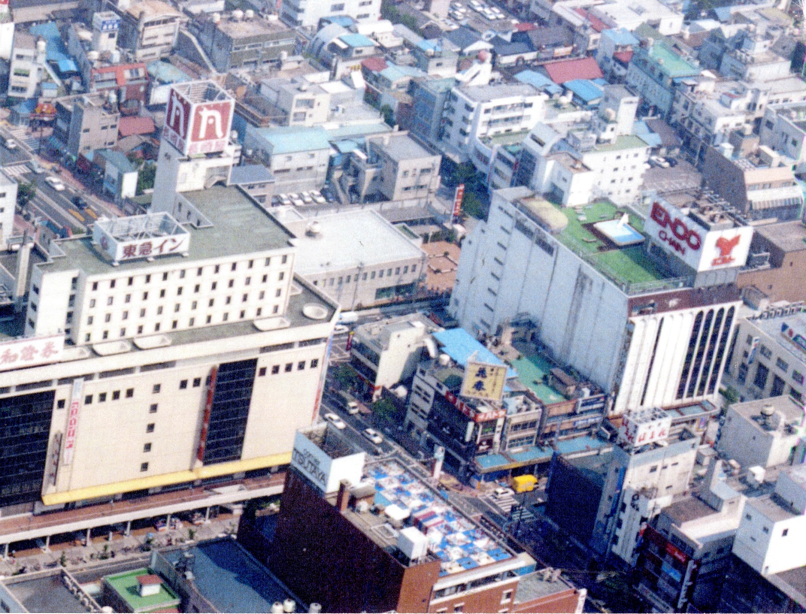 1997年まちなか広場周辺