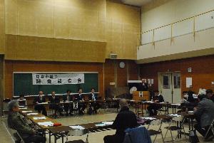 信夫学習センターでの議会報告会