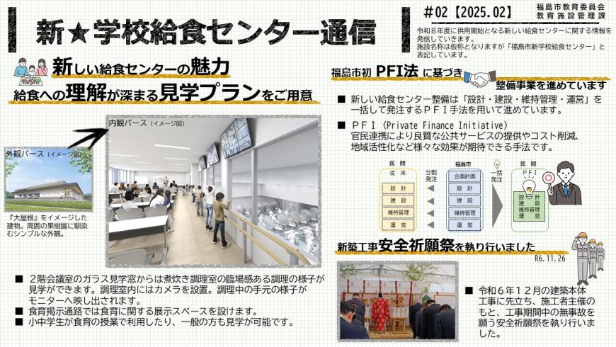 ＃02新★学校給食センター通信（令和7年2月号）