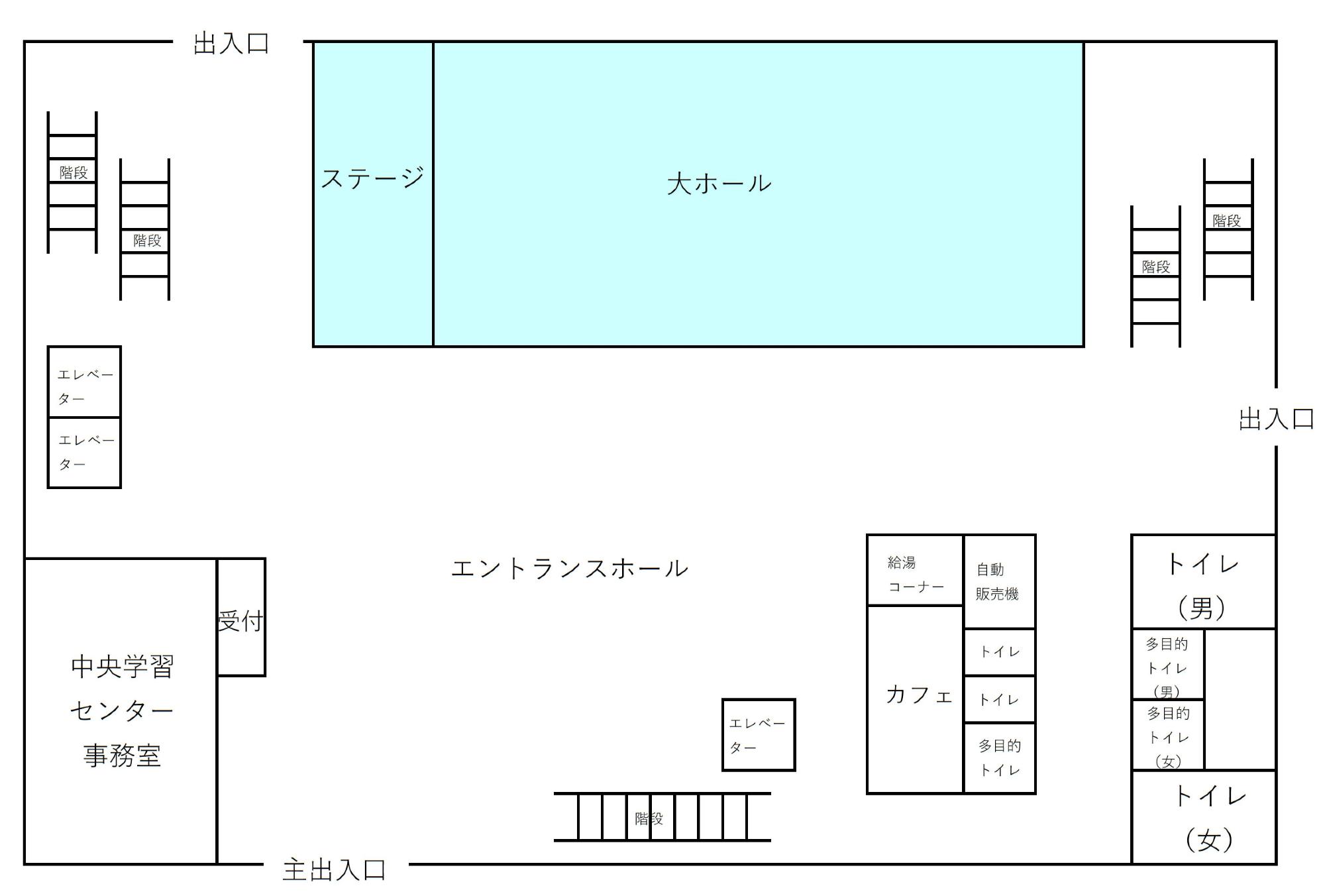 1階フロア案内図