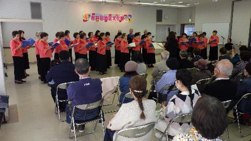 昨年度の吉井田地区文化祭発表の部