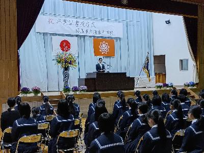 0313中学校卒業式