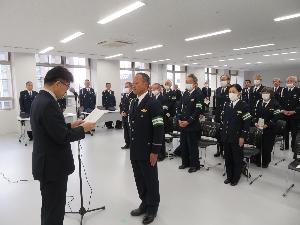 交通教育専門員辞令交付