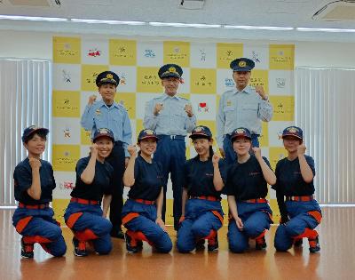 0824女性消防操法お披露目2