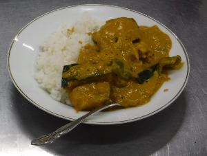 完成したベジタブルカレーの写真
