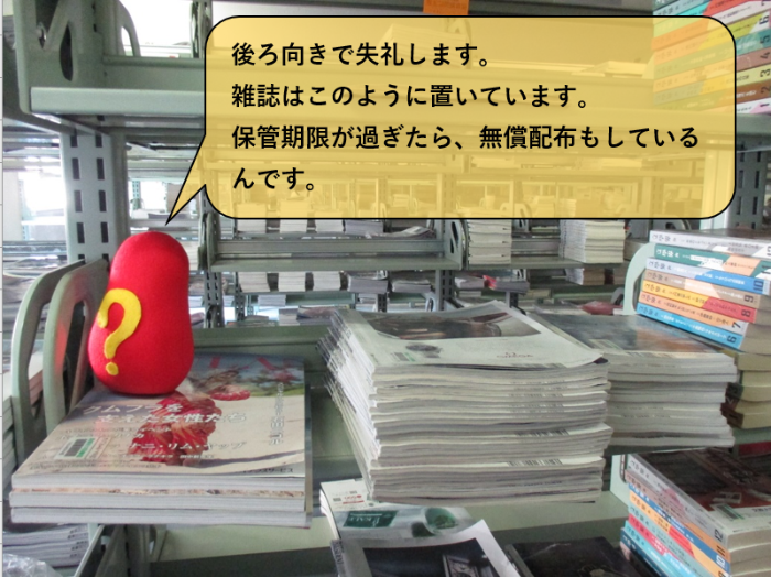 雑誌保管棚