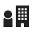 個人と事業主のイメージアイコン