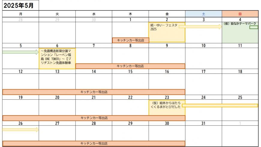 5月予定