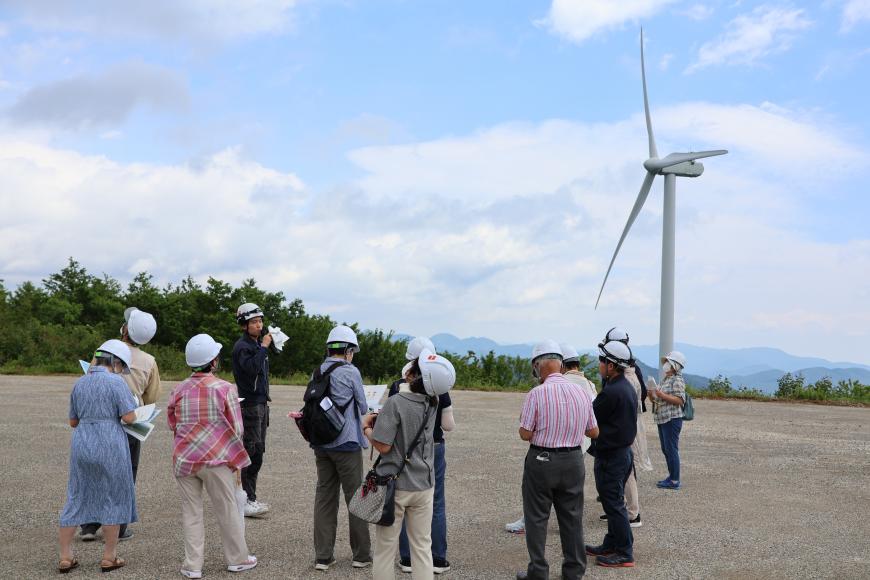 吾妻高原風力発電所見学
