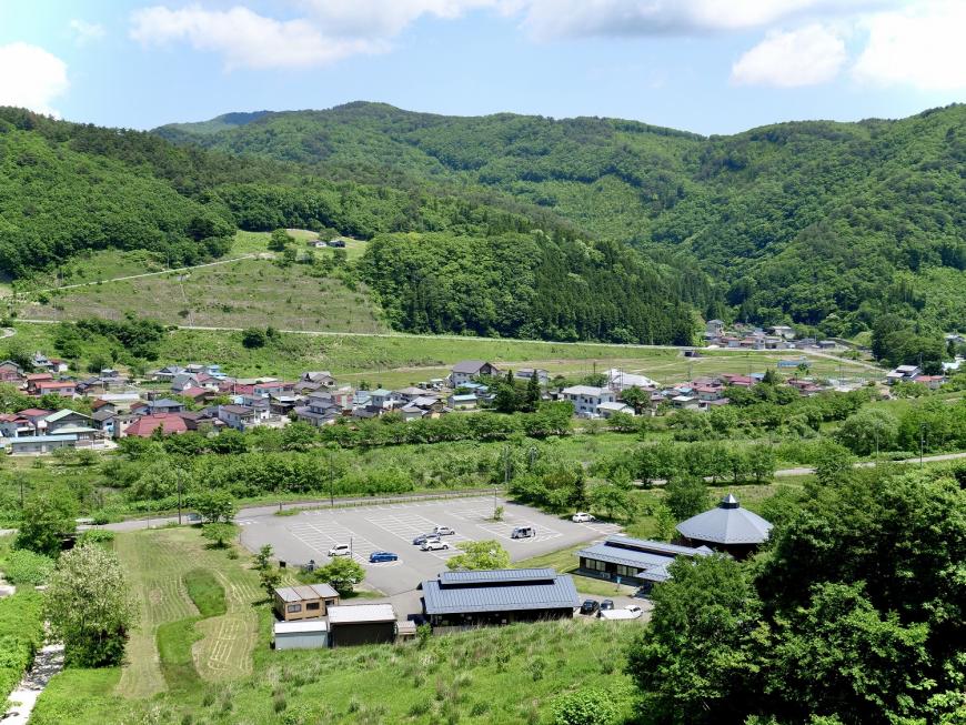 飯坂町茂庭の風景（カヤック体験）